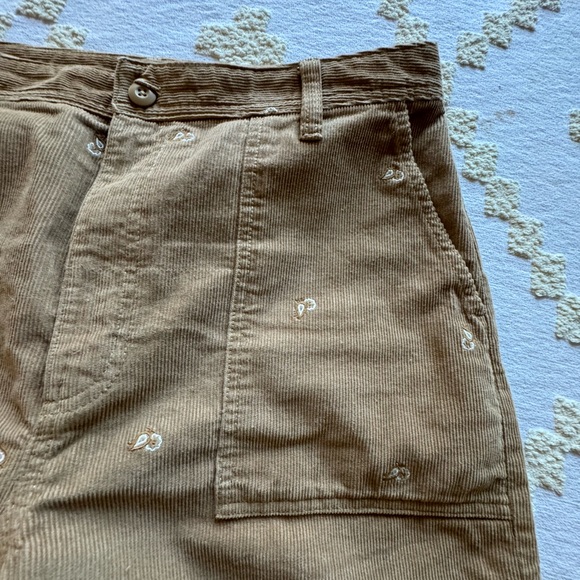 Vans x Panda collab wide leg corduroy pant. Camel. Size 30. Great condition. - Picture 9 of 12